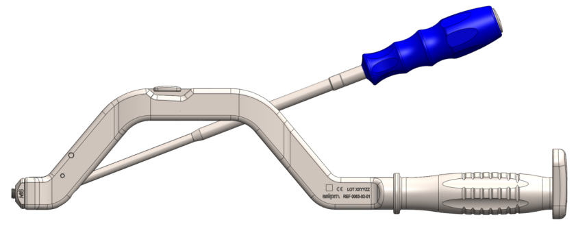 Design and manufacturing of an acetabular cup impactor.